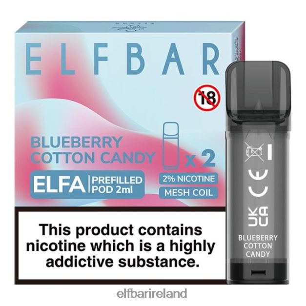 ELFBAR Elfa Pre-Filled Pod - 2ml - 20mg (2 Pack) 6VTRB131 Cherry Candy