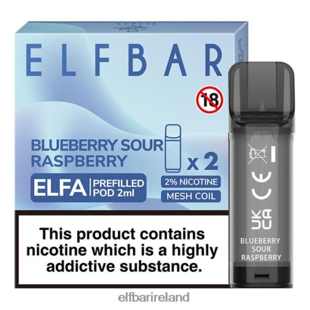 ELFBAR Elfa Pre-Filled Pod - 2ml - 20mg (2 Pack) 6VTRB131 Cherry Candy
